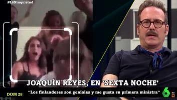 Joaquín Reyes defiende a la primera ministra de Finlandia: puede decirlo más alto pero no más claro