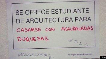 Una curiosa forma de protestar contra el desempleo juvenil