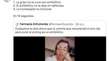 Un farmacéutico destroza a una 'influencer' tras hacer público lo que toma para la gripe: "15 segundos y cuatro errores"