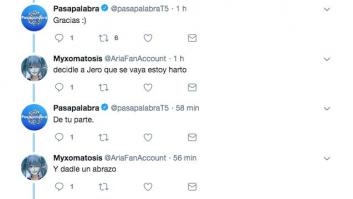 "Aquí no funcionamos así": el pique entre 'Pasapalabra' y un seguidor en Twitter
