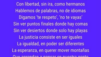 'Hablemos, Parlem', el poema de Benjamín Prado sobre la necesidad de diálogo en España