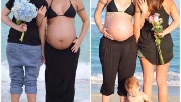 Dos lesbianas hacen realidad su sueño de ser madres y así se lo muestran al mundo