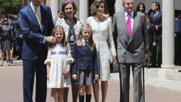La Familia Real reaparece al completo en la Primera Comunión de Leonor (FOTOS)