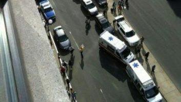 La bandera española que ondeaba en el lugar donde explotaron las dos bombas de Boston (VÍDEO)