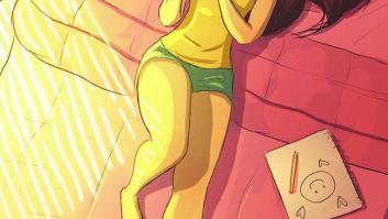 Una artista refleja en una serie de dibujos la magia de vivir solo