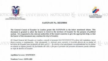 Ecuador niega haber extendido un salvoconducto a Edward Snowden