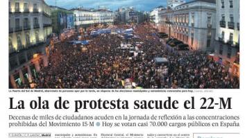 Las 7 portadas del 15-M que acamparon en la historia