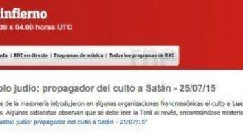 La prensa israelí acusa de "antisemita" a un programa de RNE