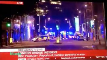 Una presentadora de la BBC pide a su reportero que se ponga "a salvo" antes de seguir informando