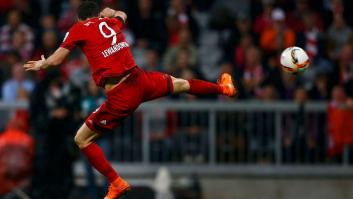 Los cinco goles de Lewandowski... ¡en sólo 9 minutos!