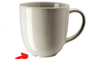 Para qué sirven las hendiduras de la base de las tazas