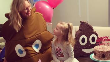 Esta niña quería un cumpleaños con temática de caca y así fue