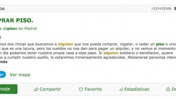 El llamativo anuncio de dos chicas que buscan piso: "Sabemos que es una locura"