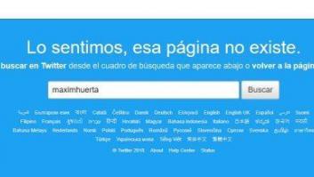 Màxim Huerta borra su cuenta de Twitter
