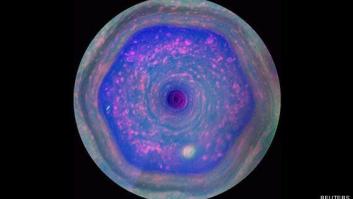 El Hexágono de Saturno: foto de Cassini