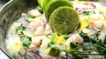 Ceviche de corvina con aguacate