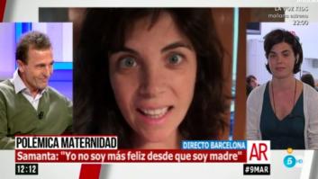 Samanta Villar desquicia a Lecquio por sus palabras sobre la maternidad