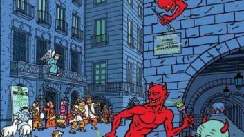 NNGG de Girona se 'pican' por este cartel en el que aparece Wert vestido como un diablo (FOTO)