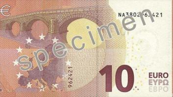 Los nuevos billetes de diez euros comenzarán a circular el 23 de septiembre