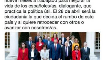 Asombro por el error en este tuit de la ministra de industria: nadie lo había borrado 7 horas después
