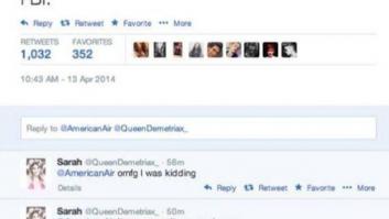 Arrestada una chica de 14 años por amenazar a una aerolínea por Twitter con un atentado