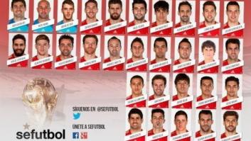 Lista de 30 preseleccionados de Vicente del Bosque para el Mundial de Brasil
