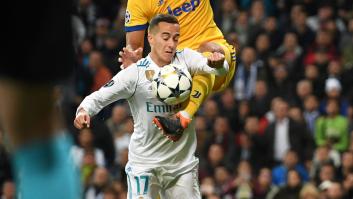 Un tuitero comparte dos segundos que demuestran que el penalti a Lucas Vázquez fue indiscutible y Twitter estalla