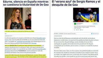 ¿Por qué se cuestiona a Edurne y no a De Gea?