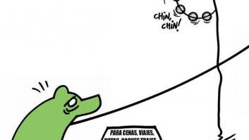 El oso, la banca y la pandereta