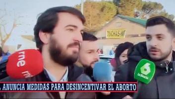 La tensa escena de Gallardo cuando un periodista le pregunta si coaccionan a las mujeres