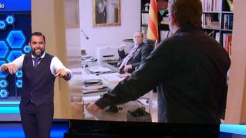 El irónico repaso de Dani Mateo a Torra tras su "nada ensayada" reacción ante las cámaras de TV3: "Los Javis..."