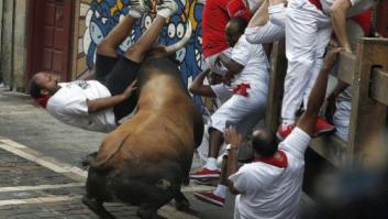 Al menos seis heridos por asta de toro en un encierro largo y muy peligroso
