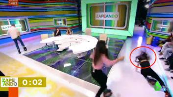 Lorena Castell da el susto en 'Zapeando': la reacción de Dani Mateo lo dice todo