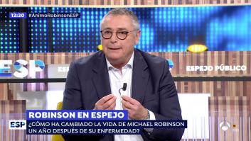 Michael Robinson emociona en 'Espejo Público' al recordar el momento en que su mujer le preguntó si tenía miedo a morir