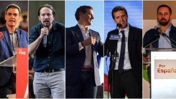 Los candidatos, a la caza del indeciso en el debate de esta noche