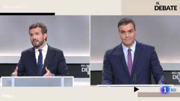 La imagen de la polémica: esta captura del debate está siendo el blanco de todas las críticas