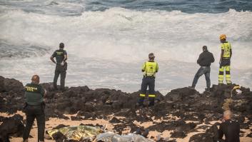 Al menos nueve fallecidos al volcar una patera cerca de la costa de Lanzarote