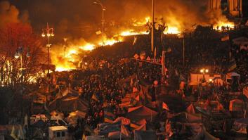 Al menos 25 muertos por los enfrentamientos entre la policía y la oposición en Kiev