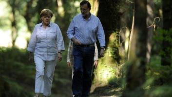 Esta es la foto de Rajoy y Merkel que más está dando de qué hablar