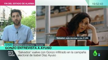 Gonzo habla de cómo es Ayuso en las distancias cortas y usa estas dos palabras para definirla