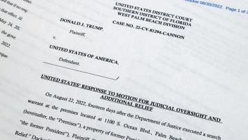 El Gobierno de EEUU acusa a Trump de haber escondido documentos clasificados