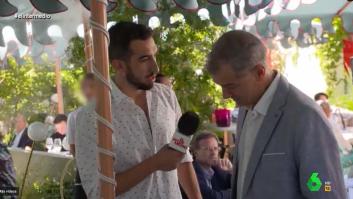 La cara y la réplica de Toni Cantó cuando un reportero de 'El Intermedio' le dice "te hacía más alto"