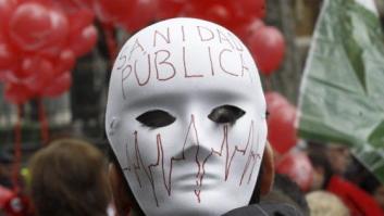 Marea Blanca festiva y reivindicativa