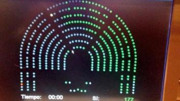 Plantón de la oposición al PP en la votación para limitar la justicia universal