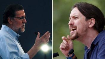 Dos miembros de la PAH irrumpen durante el acto de Rajoy en Lleida