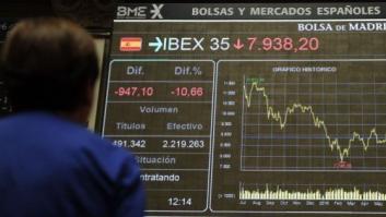 El Ibex 35 se desploma un 12,35% por el 'Brexit', la mayor caída de su historia