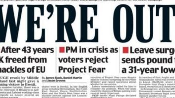 La prensa británica, entre la preocupación y la felicidad por el Brexit