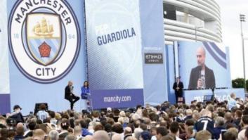 Así ha sido la presentación de Pep Guardiola con el Manchester City (FOTOS)