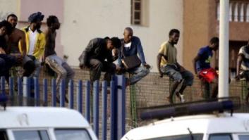 Nuevo intento de salto masivo a la valla de Melilla