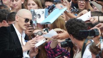 James Franco luce cabeza rapada y presenta película en Venecia (FOTOS)
